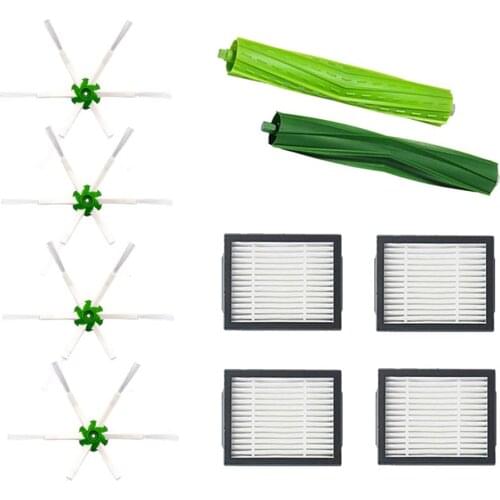 Main Side Brush Filter Cleaning Brushes Filters for iRobot E5 E6 i7 i7+ Vacuum Cleaner Replacement Accessories