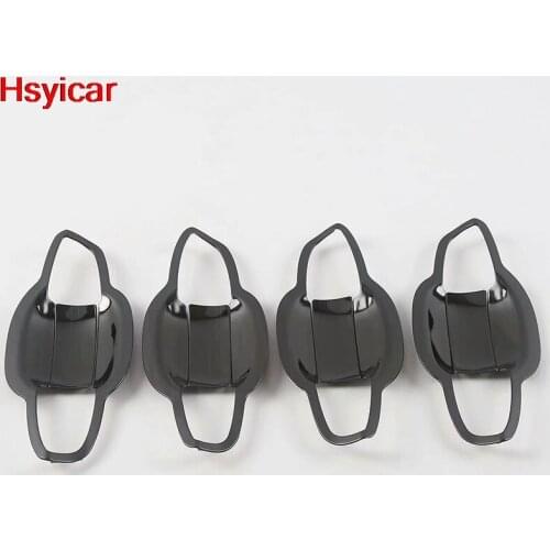 Hsyicar For Volkswagen Tiguan MK2 2017 2018 2019 Outer Side Door Handle Bowl Sticker Cover Trim Exterior Accessories Stainless