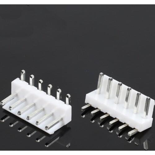 20/50/100 PCS VH 3.96mm Pitch 2/3/4/5/6/7/8P pin Wafer Male PCB Connectors VH-AW Right Angle 90 Degree Connector
