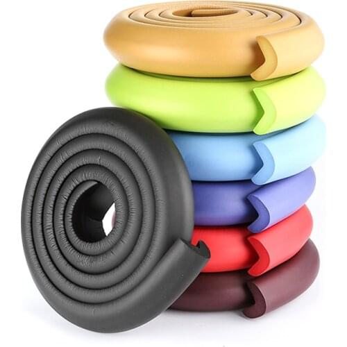 Table Desk Edge Guard Strip Baby Safety Corner Protector Children Safe Protection Tape Furniture Corners Angle Protection 2Meter