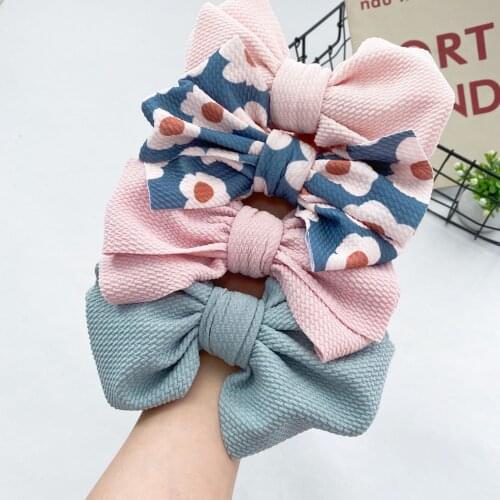 Bowknot Baby Girl Headband Nylon Elastic Bow Baby Headwrap For Kids Turban Headwear Hair Accessories 26 Colors Girls Gifts