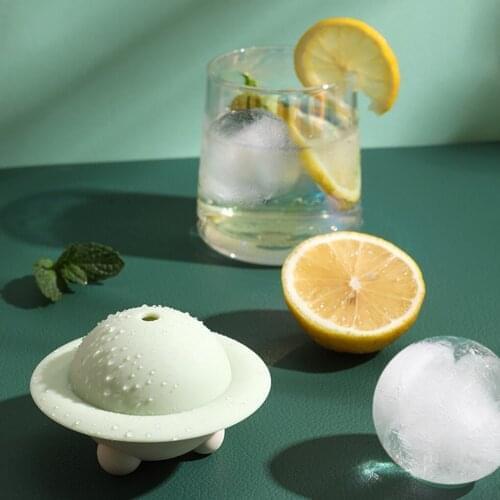 Silicone Sphere Ice Cube Mold Kitchen Non-stick Reusable DIY Ice Ball Round Jelly Making Mould For Cocktail Whiskey Drink