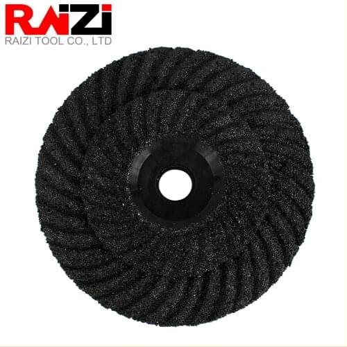 Raizi 7 inch/180mm Silicon Carbide Turbo Grinding Wheel for Cast Iron Stone Concrete Grit16 Abrasive Diamond Grinding Disc