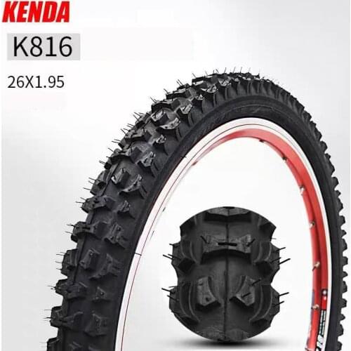 KENDA Bicycle Tire 26x1.95 K816 MTB Mountain Road Bike Tires Bicycle 26 inch 1.95 Cycling Wide Tyres Inner Tube Tyres Tube