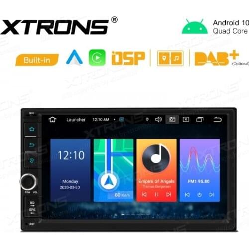 XTRONS 7 inch Screen Android 10.0 2 Din Universal Car DVD Radio Stereo Player Built-in DSP CarAutoPlay Android Auto