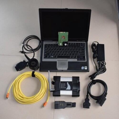 For bmw icom next wifi with software expert mode 500gb hdd windows 7 ista/d p laptop d630 ram 4g ready to use