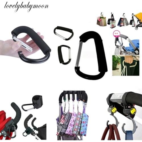 7Colors Baby Stroller Accessories Hook Stroller Organizer Shopping Hooks Pram Hanger For Baby Car Buggy Accessoire Poussette