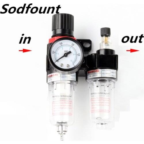 AFR2000 + AL2000 G1 / 4 "AFC2000 air compressor oil water separator filter regulator trap