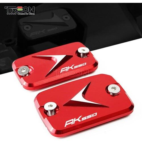 Motorcycle Accessories Fit For KYMCO AK550 AK 550 2017 Front Brake Fluid Reservoir Cap CNC Aluminum Protection Cover