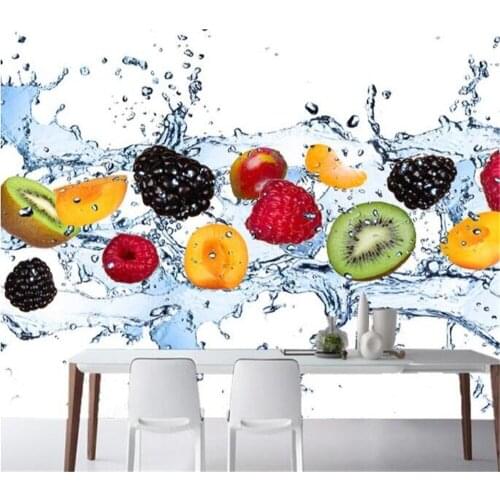 Beibehang 3D modern fresh water flower fruit living room TV tooling background wall wall custom wallpaper murals papel de parede