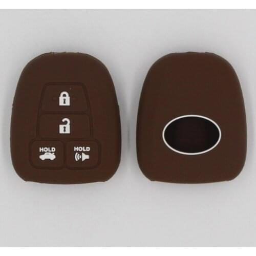 Car Key Case Silicone Flip Remote Key Protector Cover Skin Holder for Toyota Corolla Auris Avensis Verso Yaris Aygo Camry RAV4