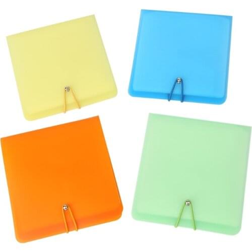 12 Sleeves CD DVD Disc Carry Wallet Candy Color Case Holder Storage Cover Bag