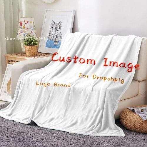 Personality Custom Flannel Blanket 3D Print Send Picture Throw Blanket Family Photo Fleece Blanket Home Textile Happy Nappers