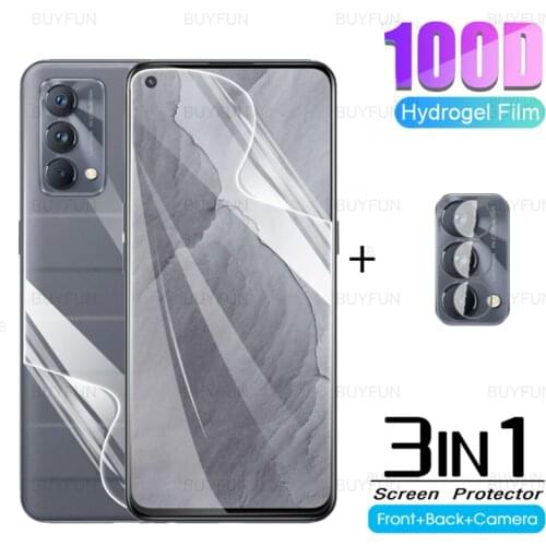 3in1 Hydrogel Film For Realme GT Master Edition 6.43inch Lens Protector For Realme GT Neo Screen Protector soft protect film