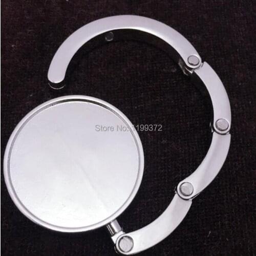 200pcs 45mm Diameter Metal Foldable Portable Purse Handbag Hook Table Hand Bag Hanger Holder Wedding Desk Folding