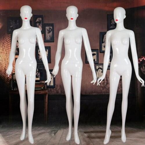 New Best Quality Gloss White Full Body Female Faceless Mannequin Factory Direct Sell