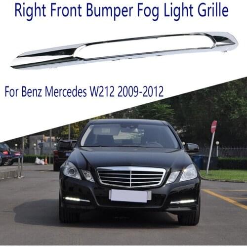 Right Front Bumper Fog Light Grille Chrome Trim Molding for Mercedes Benz W212 2009-2012 2128851674