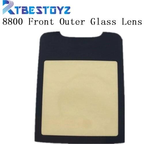 RTBESTOYZ Mirror Display Screen Front Lens Glass For Nokia 8800 Classic Black Color