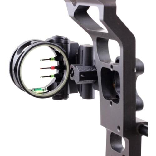Assemble Cnc Machined Archery Hunting Target 3​​ Needle Fiber Bow Aiming Needle Bow Archery Accessories