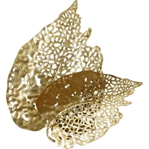 Modern Wall Decoration 3D Simplicity Iron Art A Living Room Background Metope Ornament Golden Light Extravagant