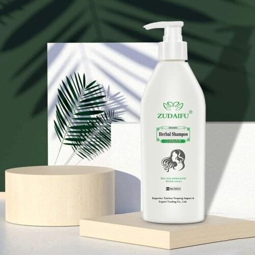 Zudaifu Hair Psoriasis Seborrheic Skin Care Cleansing Scalp Moss Antifungal Treatment Dermatitis Eczema Compound Herbal Shampoo