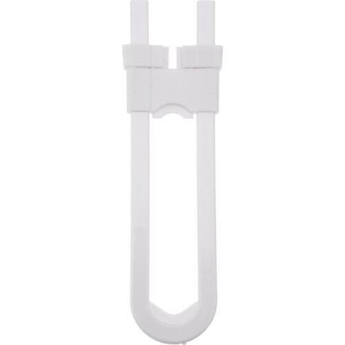 Children Protection Lock U Shape Baby Safety Lock for Drawer Cabinet Door Drawer Cabinet Cupboard Safety Lock