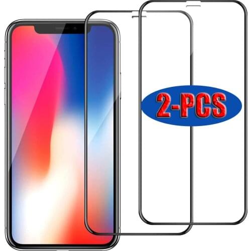 IPhone XR Max Glass film tempered glass screen protective film surface hardness nine H thickness 0.33mm round edge processing two PCs set iPhone11 pro LCD protective film iPhone seven plus iPhone eight plus glass tempered applex