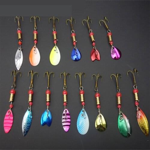 30pcs Fishing Lure Baits Colorful Fishing Lure Baits Set with Treble Hook Tackle Accessory for Outdoors