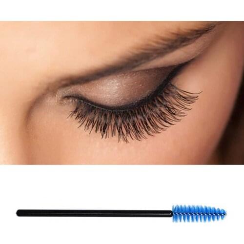 50Pcs/Bag Disposable Eyelash Brush Eyelash Applicators Easy to Use Plastic Eyebrow Cosmestic Brush Wand for Daily Use