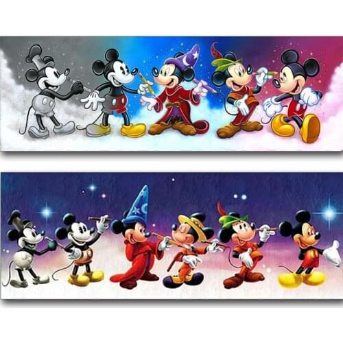 Full Square/Round Drill 5D DIY Diamond Painting "Mickey Mouse Cartoon Animal Art" 3D Embroidery Cross Stitch Mosaic Home Decor