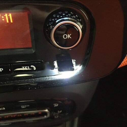 Car LED Mini Single USB Night Light Dual Touch Switch LED Lamp For Smart 451 453 fortwo forfour Universal Interior Accessories