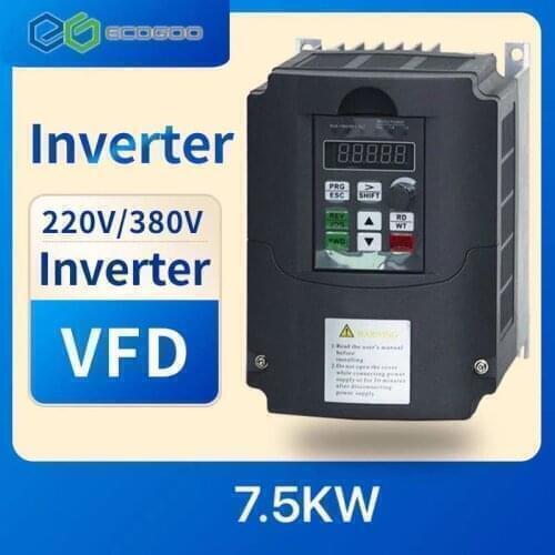VFD 4KW 220V Single Input and 380-415V Output 3-Phases Frequency Inverter Free Shipping