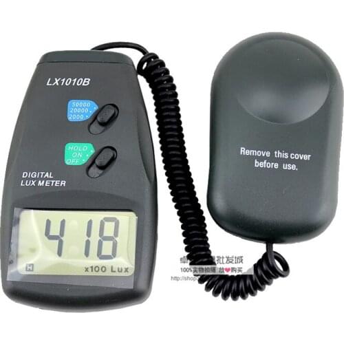 Digital Lux Meter Photometer Luxmeter Light meter LX1010B Measuring range 1 Lux~50,000Lux