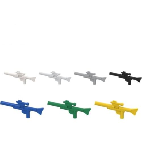 10PCS Bricks Parts DIY 57899 Laser Long Gun Sniper Rifle Special Brick High-Tech Parts Compatible Logo Educational Parts Toys