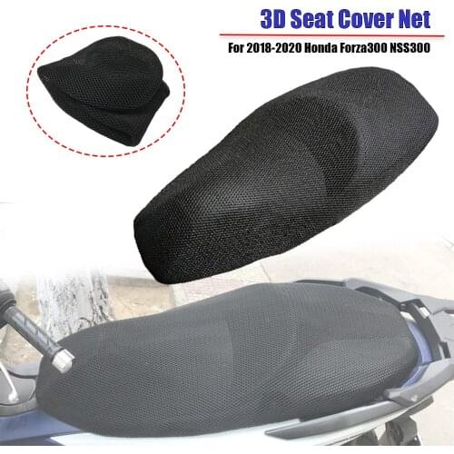 For Honda Forza300 NSS300 Forza NSS 300 2018 2019 2020 Rear Seat Cowl Cover Net 3D Mesh Net Protector Motorcycle Accessories