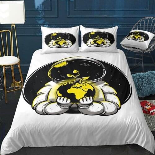 Another world Quilt Cover Pillowcase 3Piece Comforter Bedding Set With Pillow Case Single Double Duvet Cover Home Decora