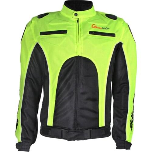 Riding tribe Motorcycle Racing Jacket Summer Jacket breathable net cloth jacket with protective guard SWX MOTO