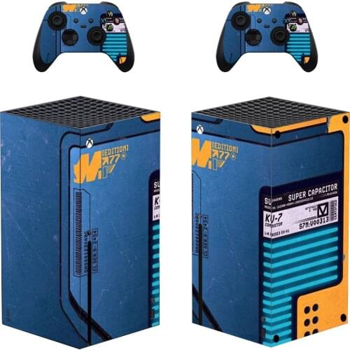 Custom Design Skin Sticker Decal Cover for Xbox Series X Console and 2 Controllers Xbox Series X Skin Sticker Vinyl