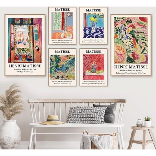 Matisse The Museum Of Modern Art New York Wall Art Canvas Painting Nordic Posters And Prints Wall Pictures For Living Room Decor