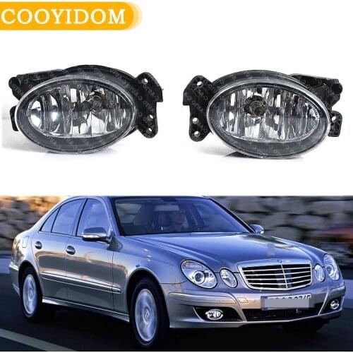 Car Front Fog Light Lamp Left Right For Benz W211 W204 E350 E550 2007 2008 2009 with Bulbs Front Halogen Lamps Front