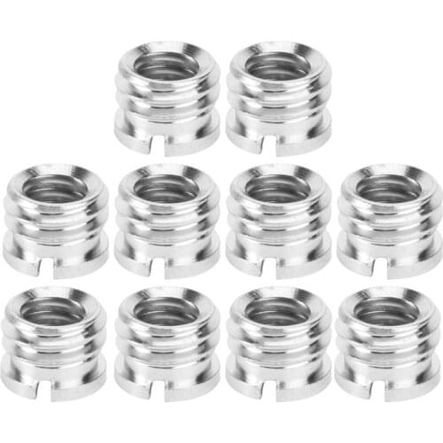 Camera Tripod Thread Adapter Convert Nut Screw Adapter(10PCS)