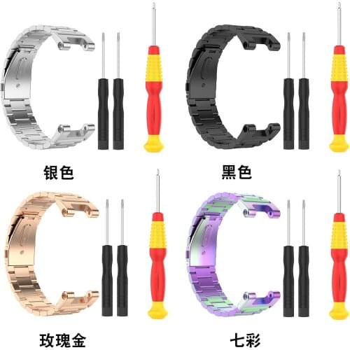 Watch Band Strap for Huami Amazfit Ares A1908 Replacement Stainless Steel Belt Wristband for Huami Amazfit Ares A1908 Watchband