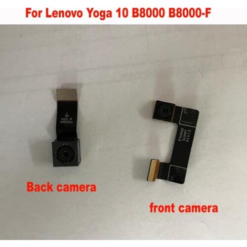 Original Good Working rear big main back camera For Lenovo Yoga 10 B8000 B8000H B8000-F Front camera flex cable Replacement