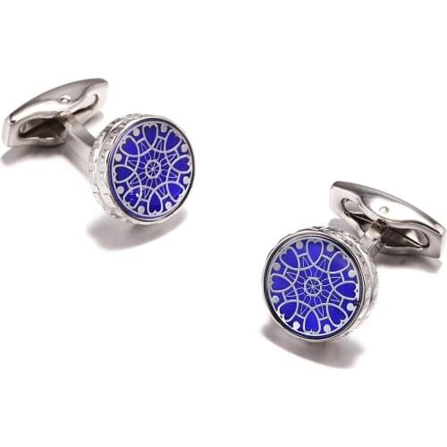 Retro High-grade Cufflinks Mens Unisex Jewelry Wedding Banquet Luxury Trendy French Shirt Buttons Business Cufflink Vintage