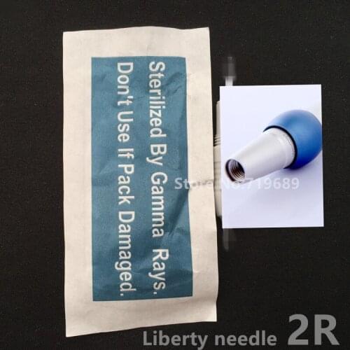 10pcs 2Pin tattoo machine cartridge liberty needles for liberty makeup machine free shipping