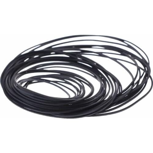 50Pcs/bag 1mm Universal Mix Cassette Tape Machine Belts Assorted Common Flat Rubber Belt 45-130mm for Recorders Walkman