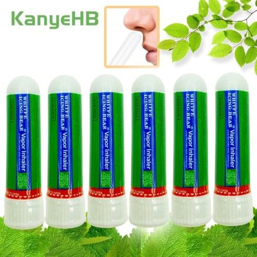 6pcs Nasal Essential Oils Rhinitis Mint Cream Refresh Nose Runny Cold Cool Chinese Natural Herbal Ointment Nose Inhaler A336