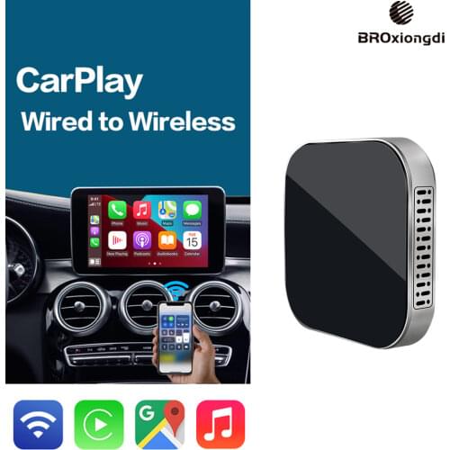 2021 Upgrade Wireless CarPlay Dongle Adapter for Audi Benz BMW Mazda Volvo Porsche Volkswagen Nissan Ford Citroen Honda Etc