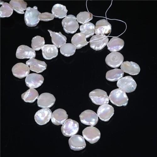 Larger size keshi pearls unique petal shape Lustrous good quality natural freshwater like flower for women 16inches