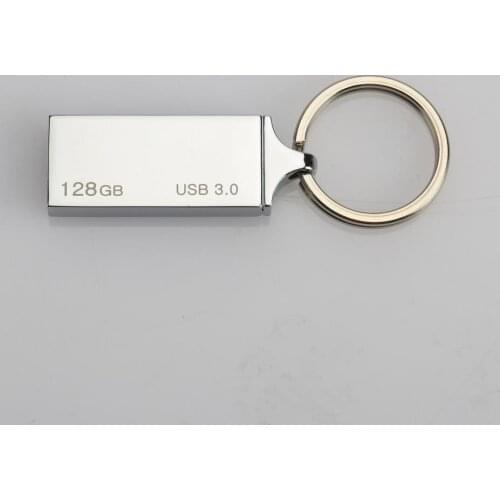 K33 32GB 64GB 128GB Keychain USB Waterproof Stable Transmission USB3.0 Metal USB Flash Drive for Computer